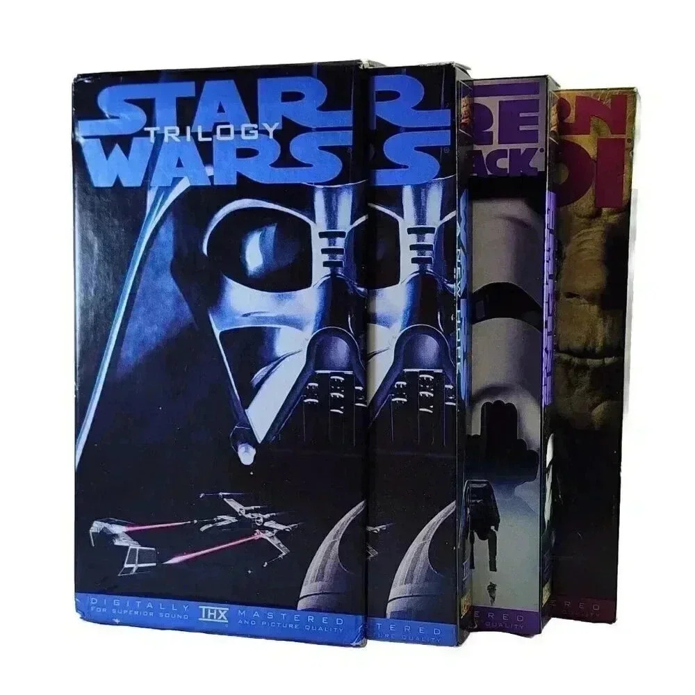 Star Wars Trilogy Giftpack VHS 1995 Video Cassette Movie Space